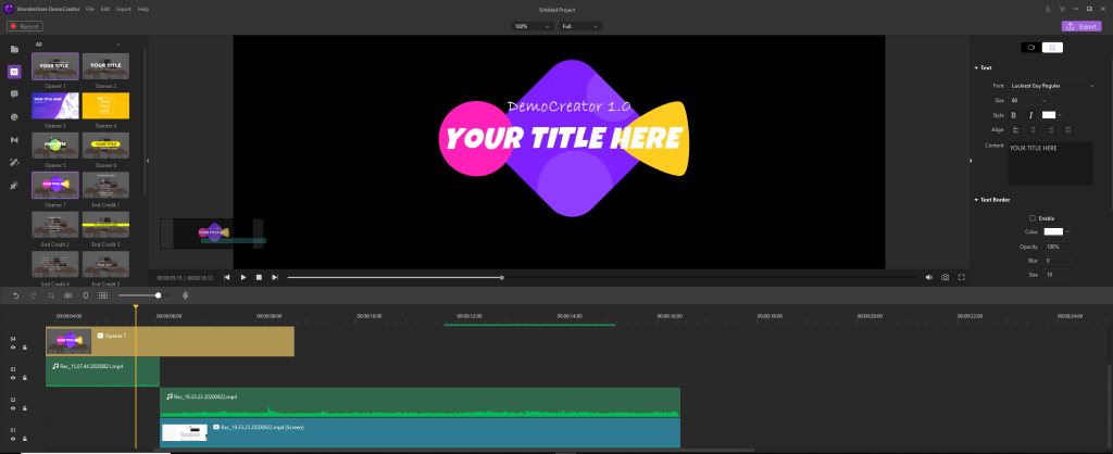 Wondershare DemoCreator – Screen Recorder and Video Editor.