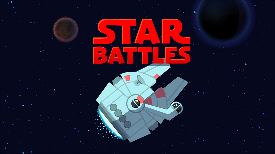 Star Battles arcade game.