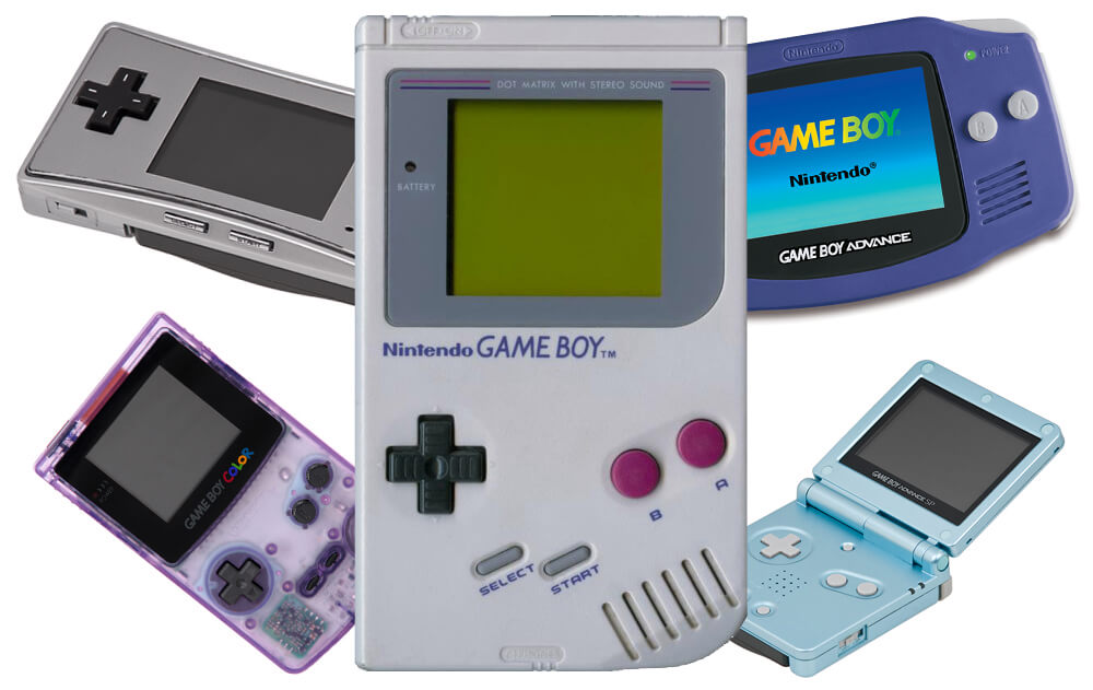 Nintendo Game Boy handheld video game consoles.