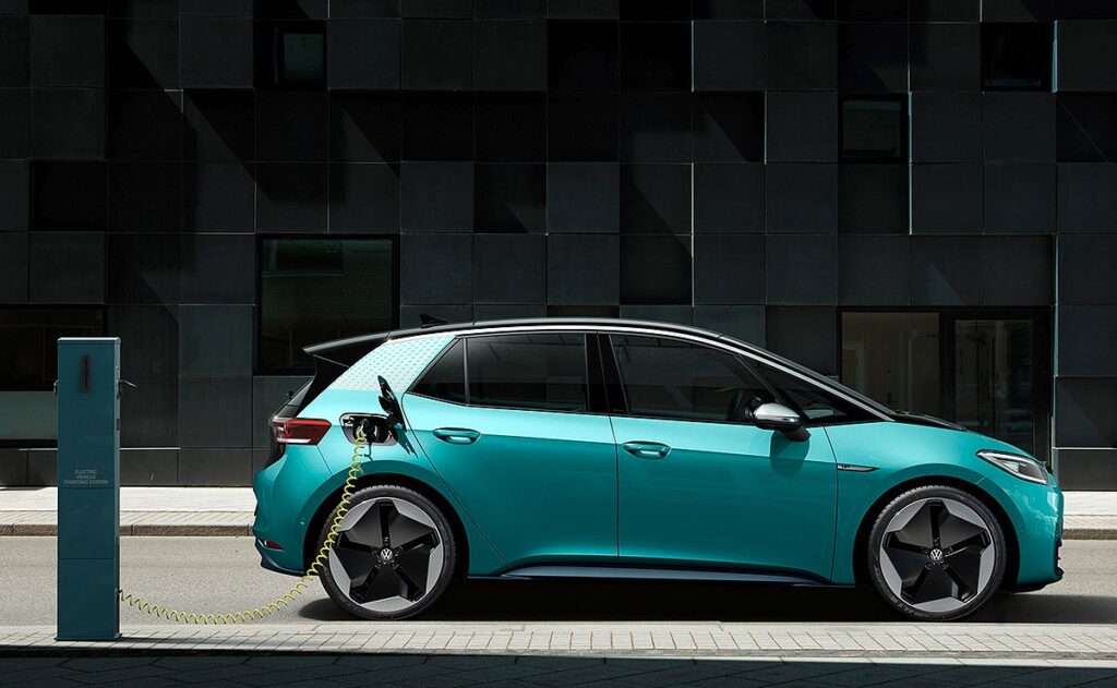 Volkswagen ID.3 Electric Car, Trending Technologies in the Automotive Industry in Future.