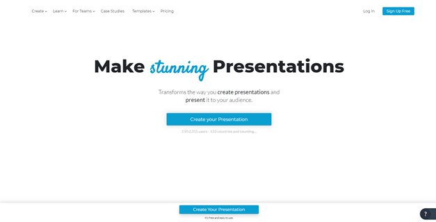 Make Stunning Presentations