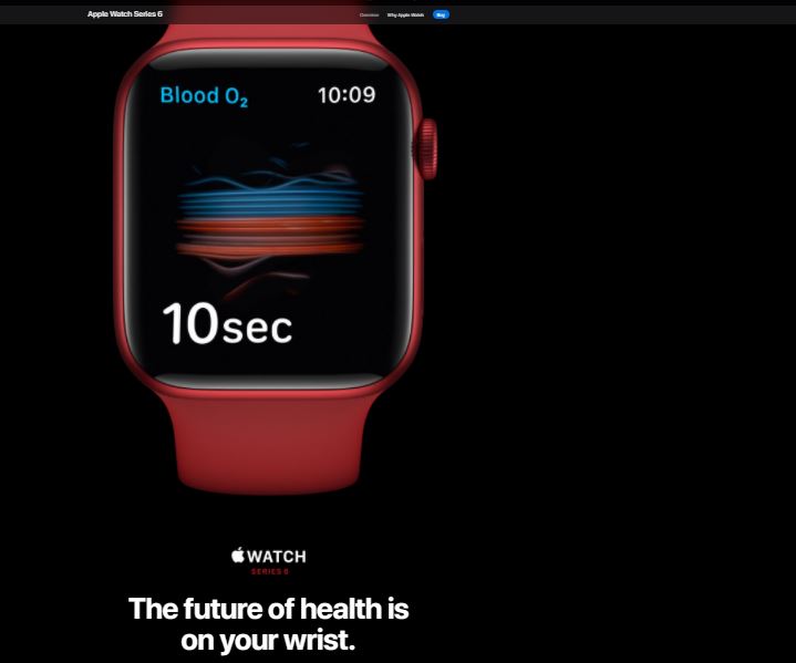 Apple Watch Series 6: The future of health is on your wrist.