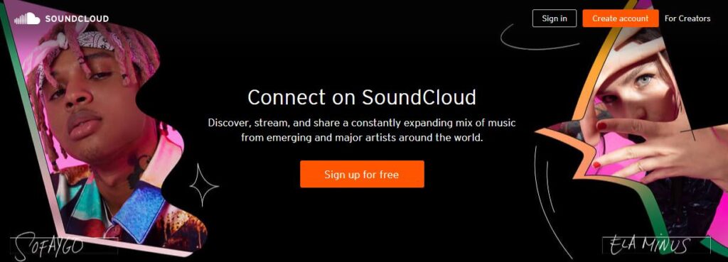 Connect to SoundCloud: Discover, stream, and share a constantly expanding mix of music from emerging and major artists around the world.