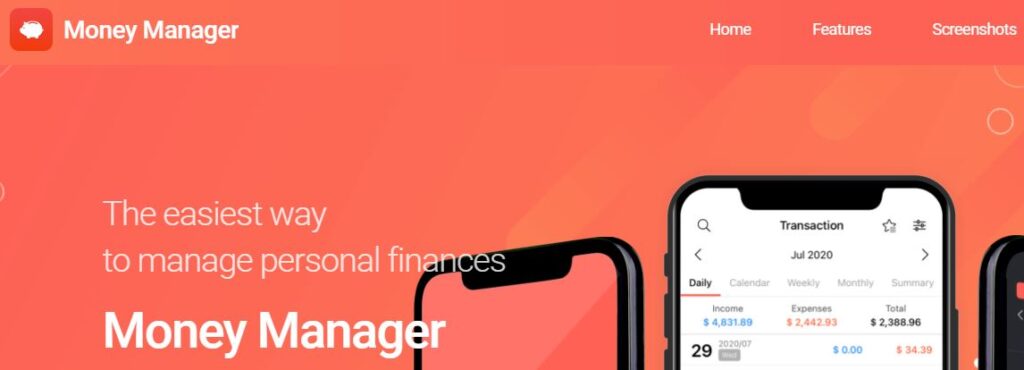 Money Manager: The easiest way to manage personal finances
