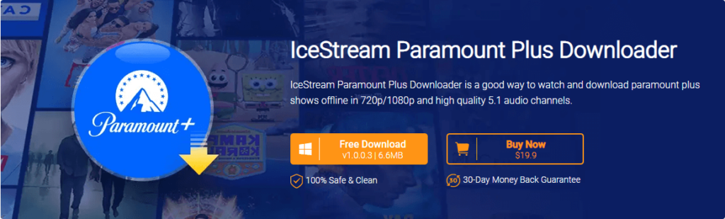 IceStream Paramount Plus Downloader is a good way to watch and download Paramount Plus shows offline in 720p/1080p and high quality 5.1 audio channels.