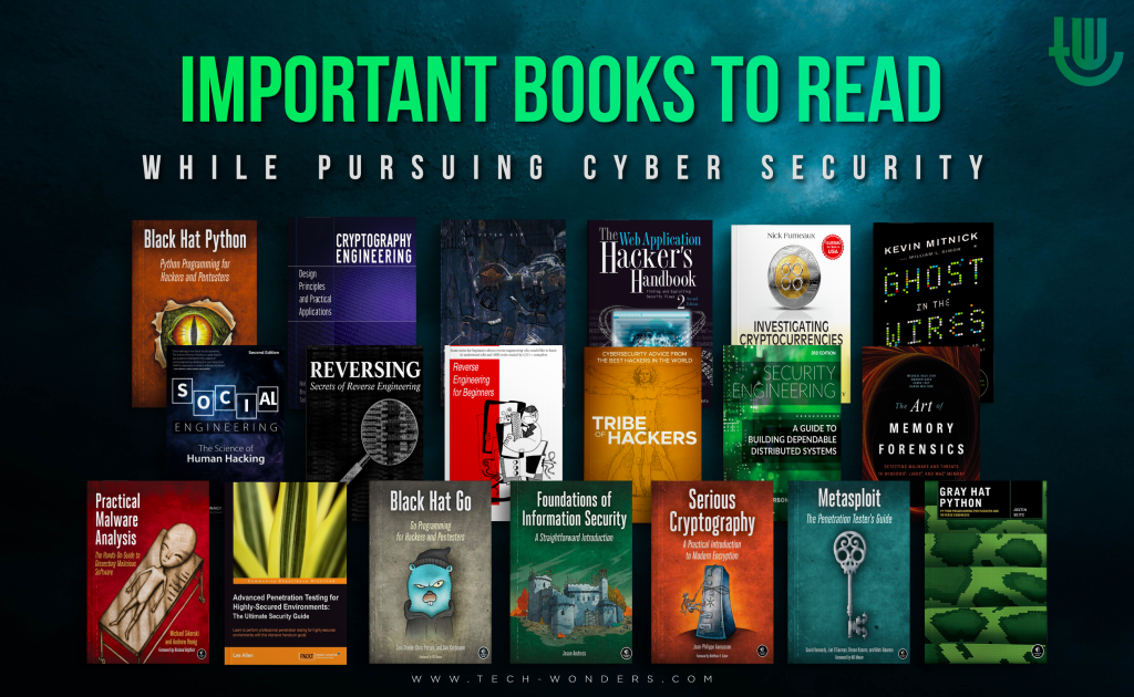 Important Books to Read While Pursuing Cyber Security