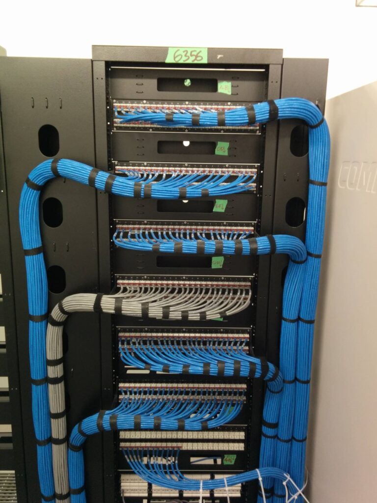 Structured Cabling, Ethernet Wiring, Server Rack, Wire Harness