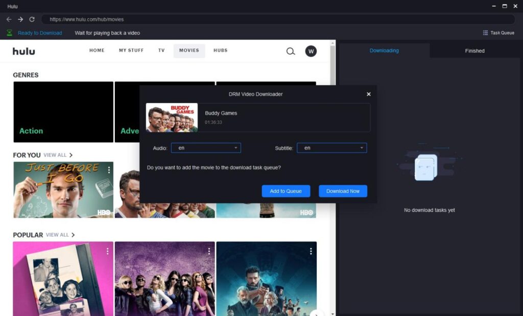 Hulu Movies DRM Video Downloader