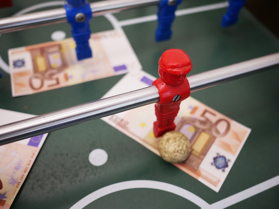 Sports Soccer Foosball Table Banknotes Sports Betting - Free photo on Pixabay