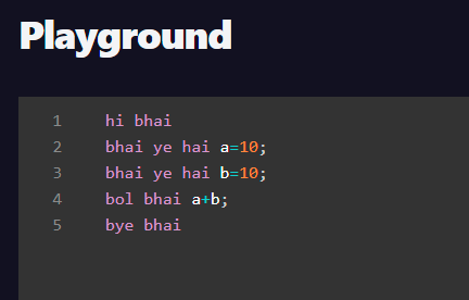 Know All About BhaiLang - A Desi Toy Programming Language