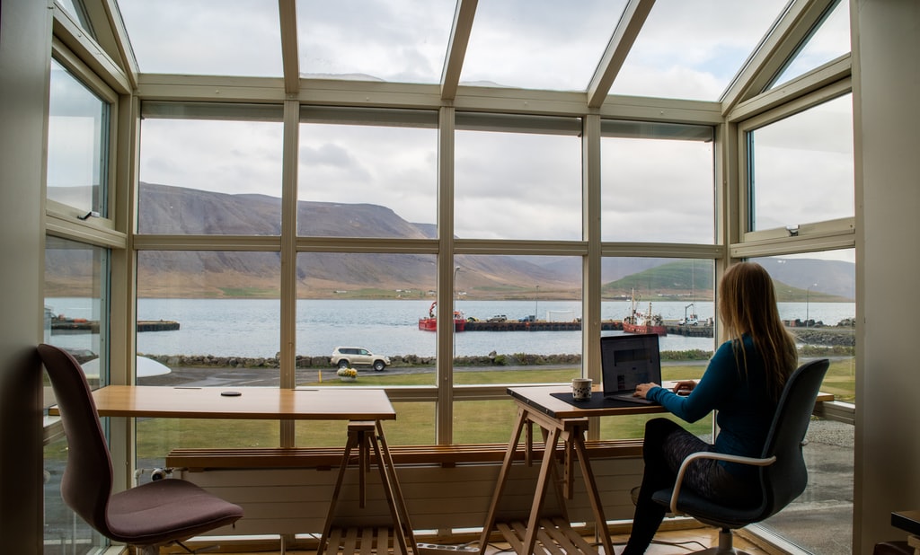 Remote Working, Co-Working Space in Iceland Self-Portrait