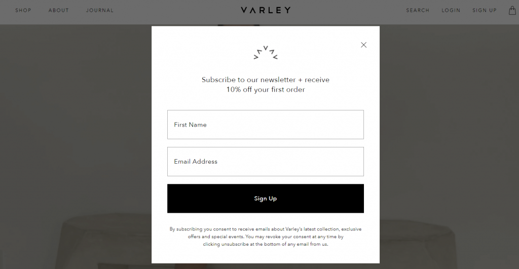 Varley: Subscribe to our newsletter + receive 10% off your first order