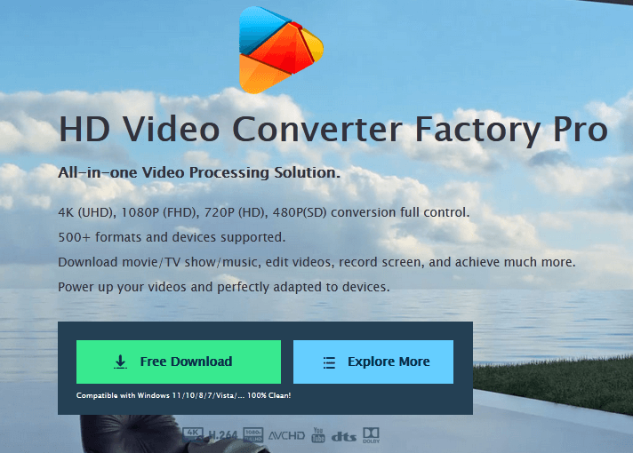 HD Video Converter Factory Pro: All-in-one Video Processing Solution