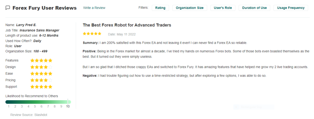 Forex Fury User Reviews: The Best Forex Robot for Advanced Traders