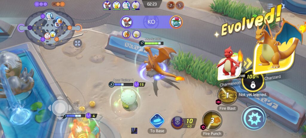 Pokemon Unite game screenshot