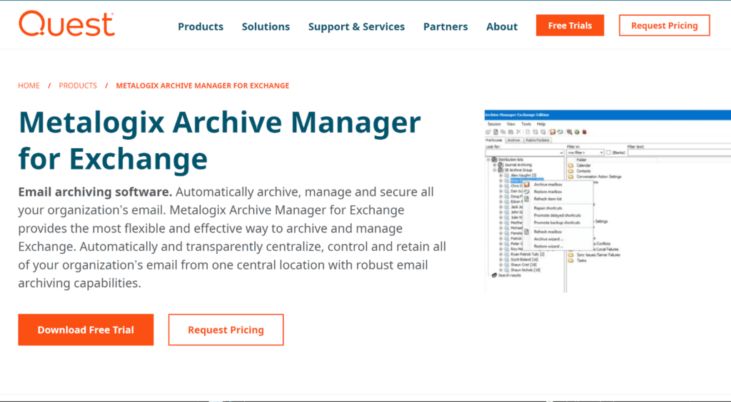 Metalogix Archive Manager