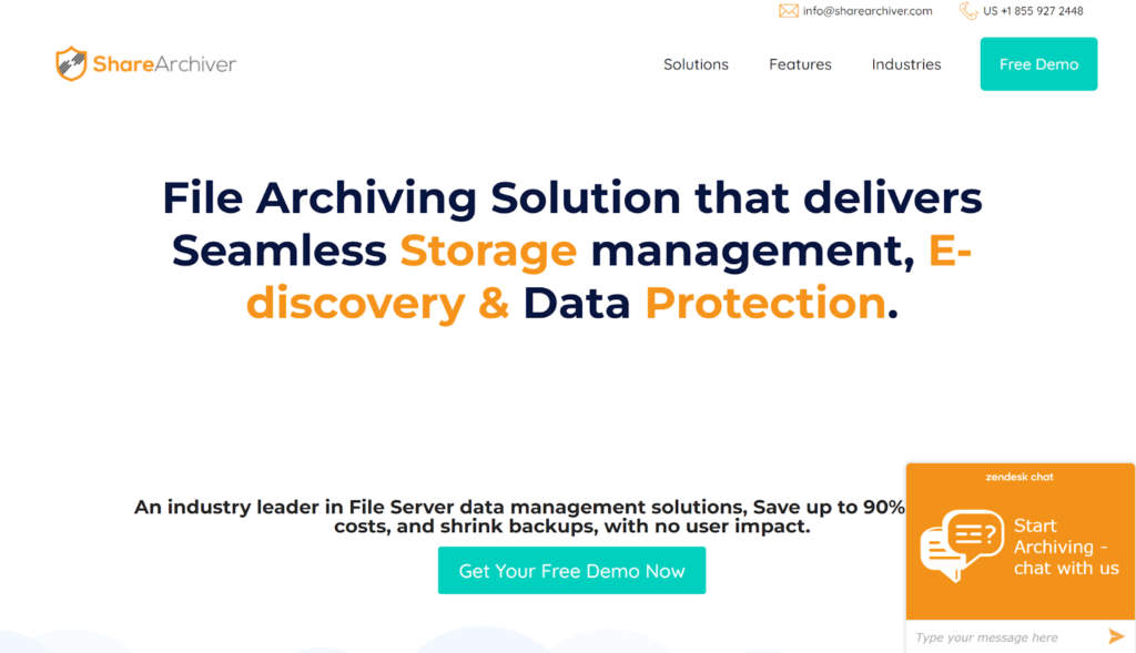 ShareAchiver File Archiving Solution