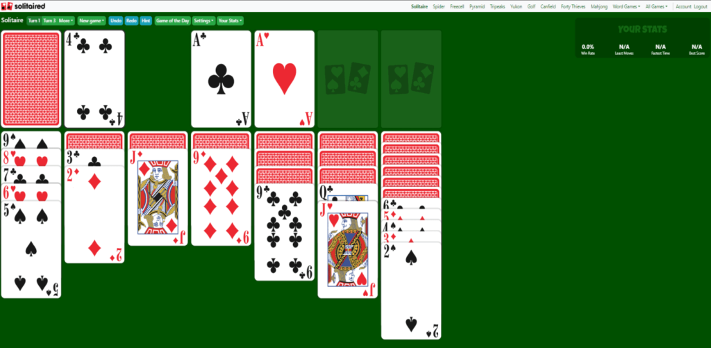 Solitaire - Online & 100% Free
