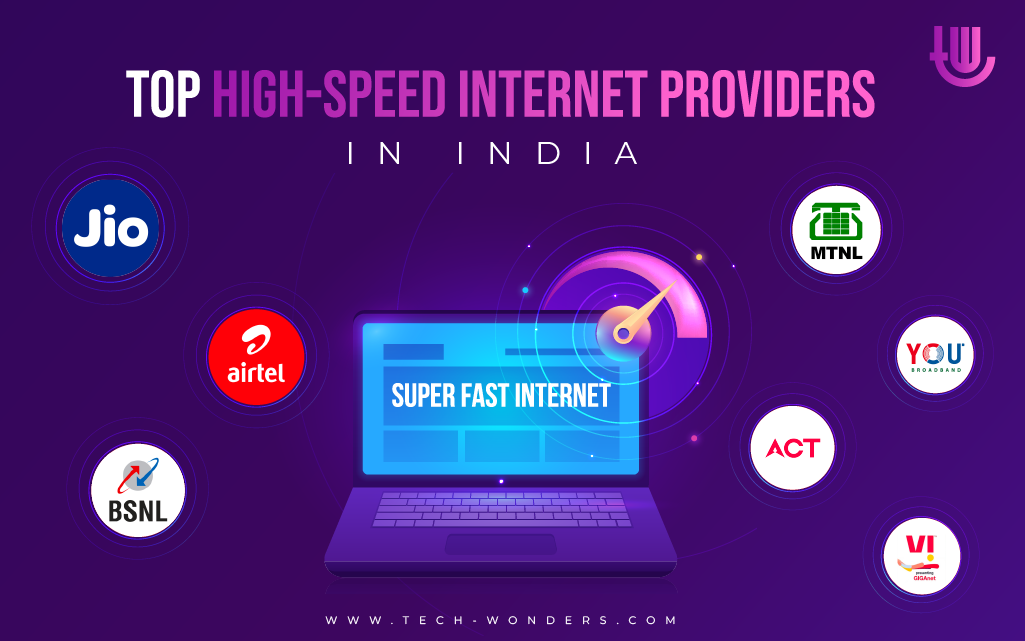 Top High-Speed Internet Providers in India, Super Fast Internet Service Providers