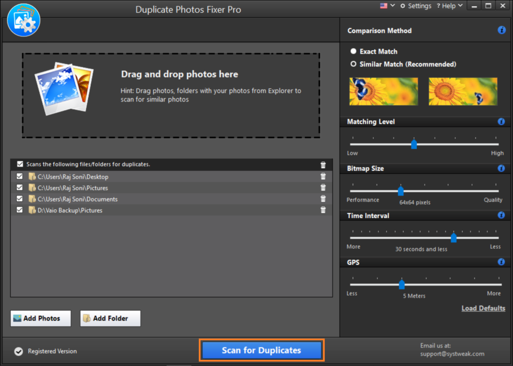 Duplicate Photos Fixer Pro - Scan for Duplicates