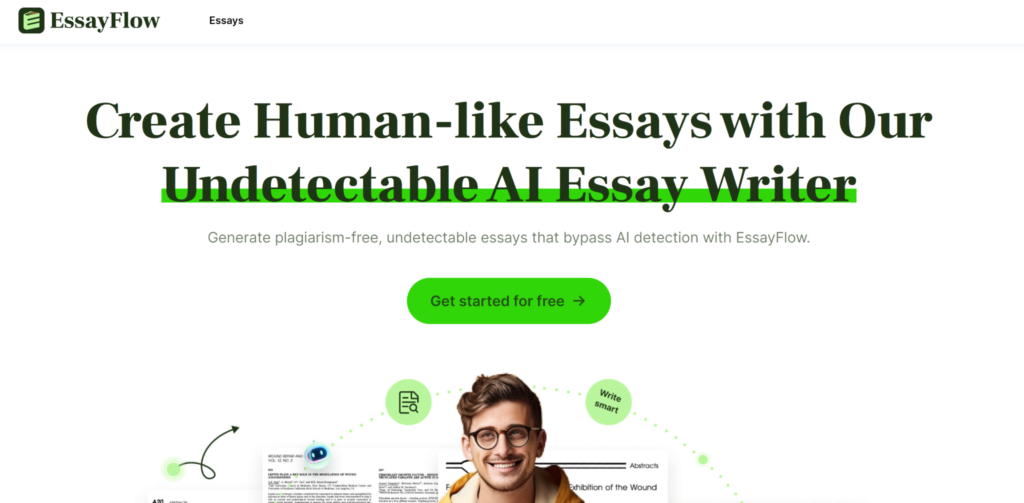 Create Human-like Essays with Undetectable AI Essay Writer EssayFlow. Generate plagiarism-free, undetectable essays that bypass AI detection with EssayFlow.