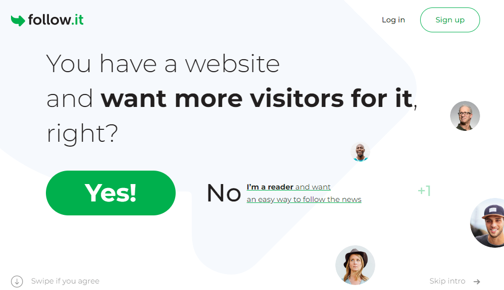 follow.it: You have a website and want more visitors for it, right? 