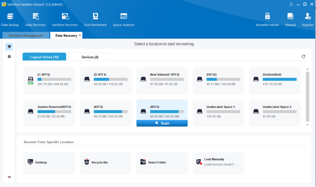 MiniTool Data Recovery