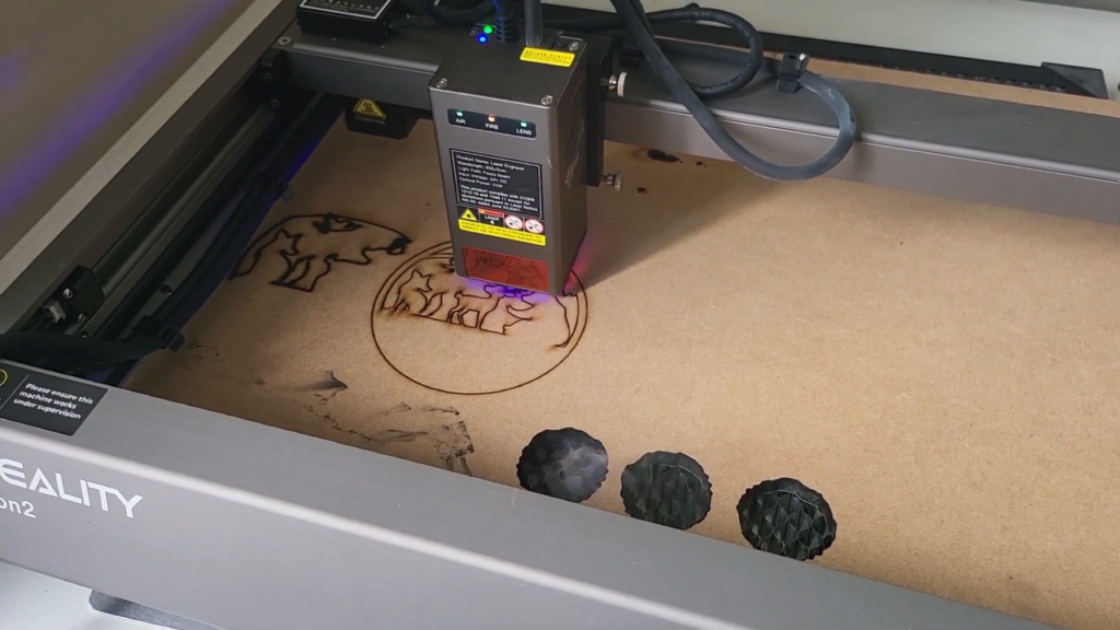 Sell / Gift High-End DIY Craft with Creality Falcon2 22W Laser Engraver and Cutter.