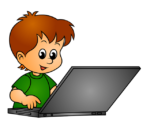Student, Child, Laptop